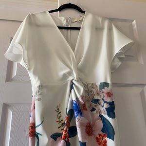 Ted Baker Twist Nerris front floral dress